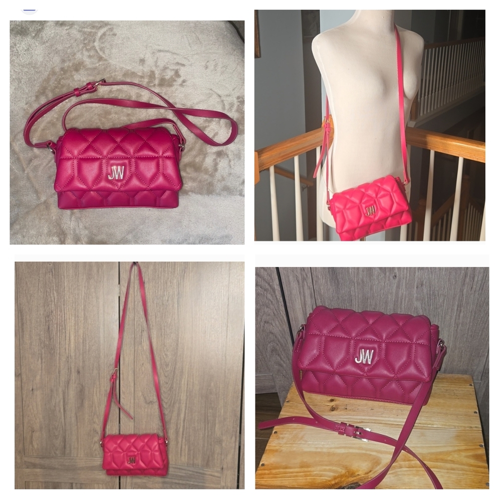 Jason WU Pink Quilted Crossbody Bag